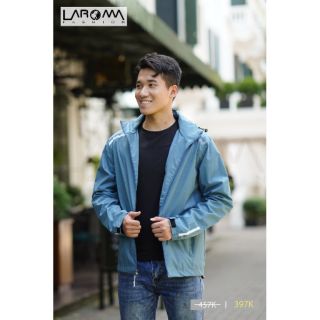 Áo gió nam Laroma 1 | Giữ ấm - Cản gió - Chống nước - Mũ rời - 2 lớp