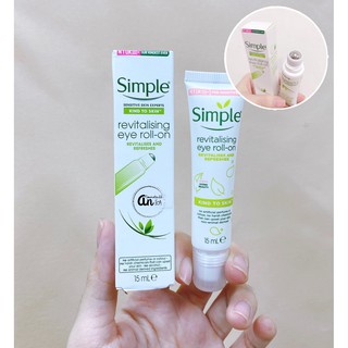 Lăn mắt chống lão hóa mờ thâm mắt hiệu quả Simple Revitalising Eye Roll-On