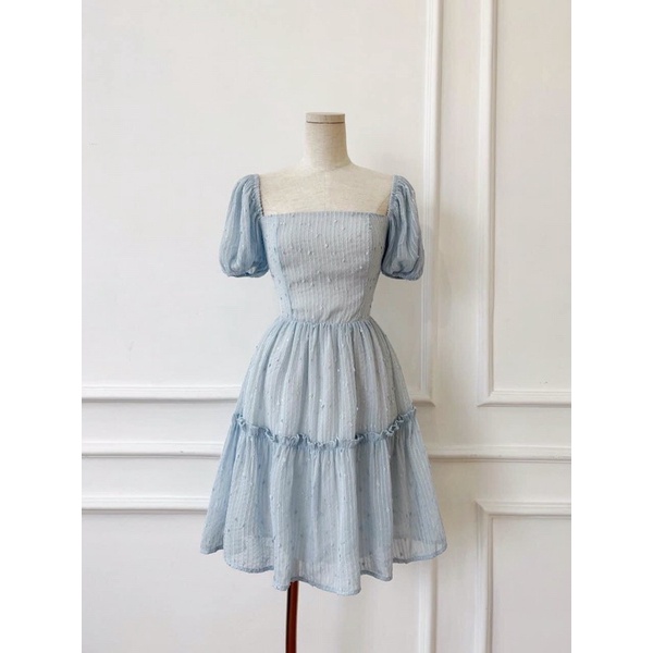 Đầm xoè cutout cột nơ