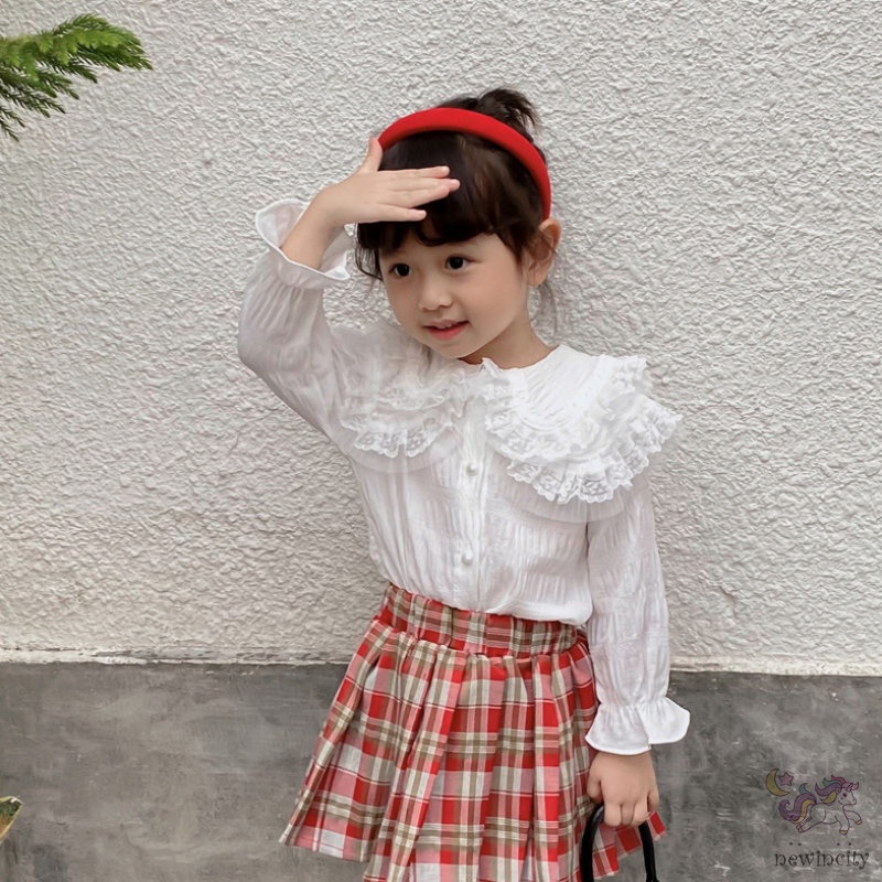 Áo tay dài kiểu Hàn Quốc thời trang xuân thu cho bé gái