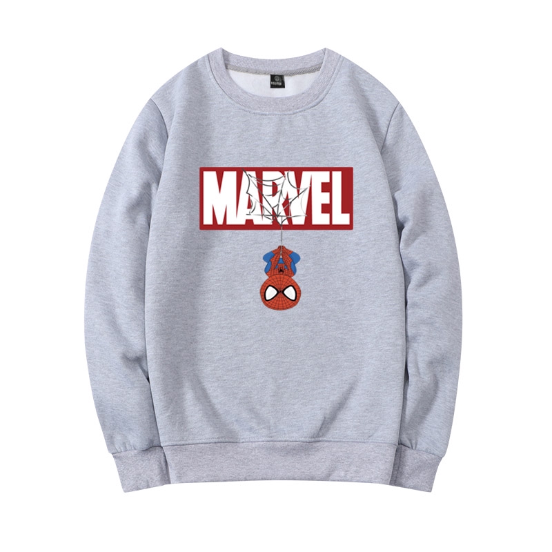 Áo hoodie tay dài in hình người nhện phong cách Hàn Quốc | BigBuy360 - bigbuy360.vn