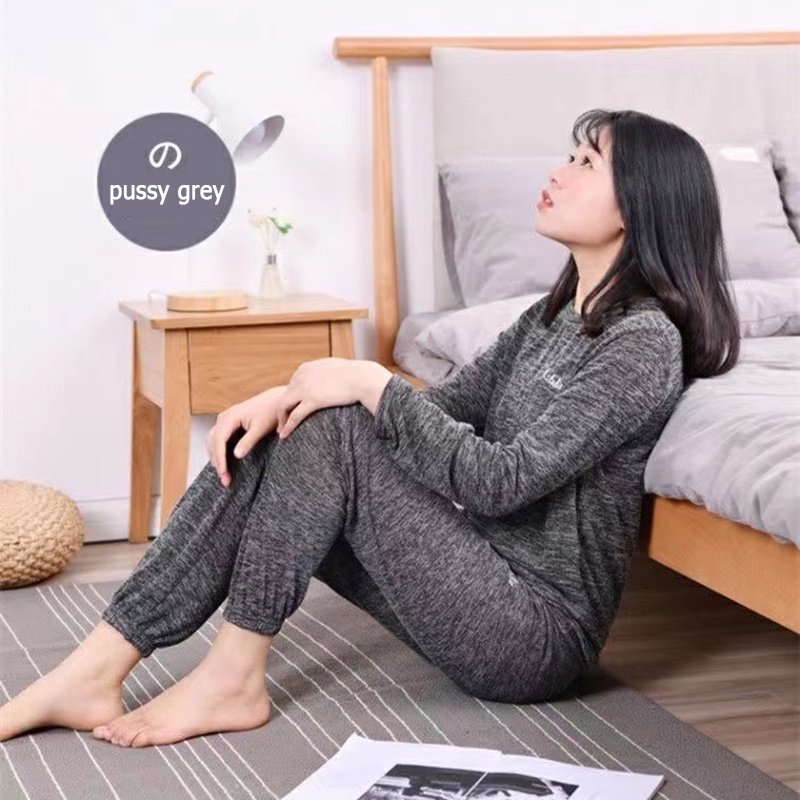 (Size trung bình ≤70kg) Bộ đồ mặc nhà nữ, lười mặc nhà
