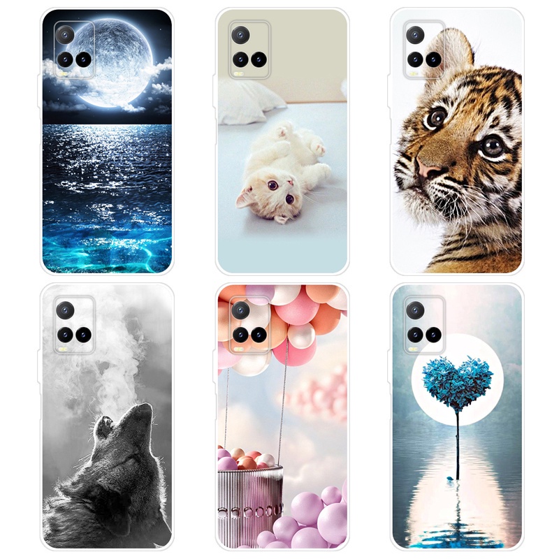 VIVO Y21 2021 Y21S Y33S Ốp lưng in hình Cartoon Ốp lưng cho VIVO Y21 2021 Y21S Y33S Vỏ TPU silicon mềm