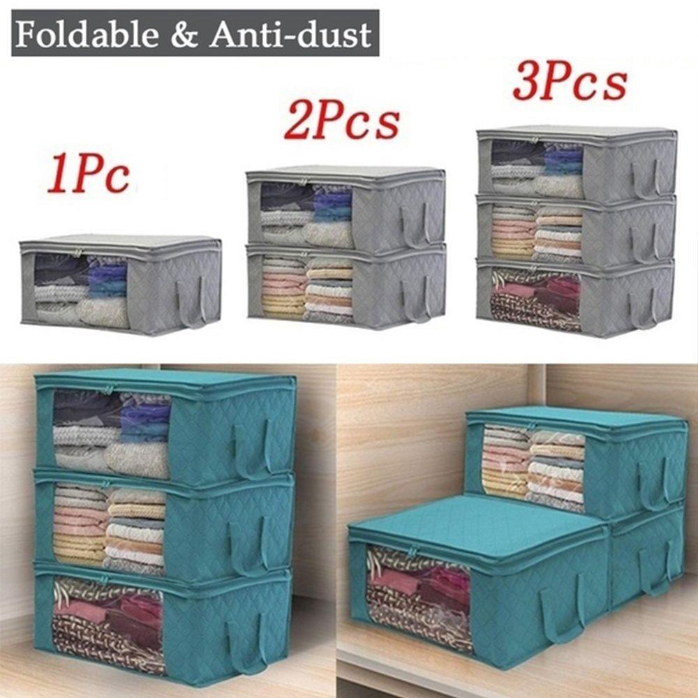 KUNHEV Bộ 1 / 2 / 3 Túi Đựng Chăn Màn Chống Bụi Tiện Dụng