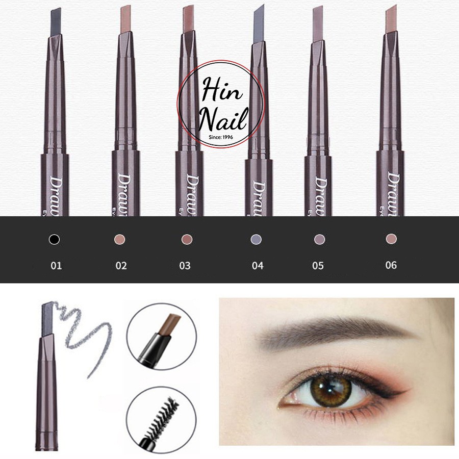 Chì Kẻ Mày Color Geometry 02 Đầu – Bút Kẻ Lông Mày 2 Đầu Không Thấm Nước | BigBuy360 - bigbuy360.vn