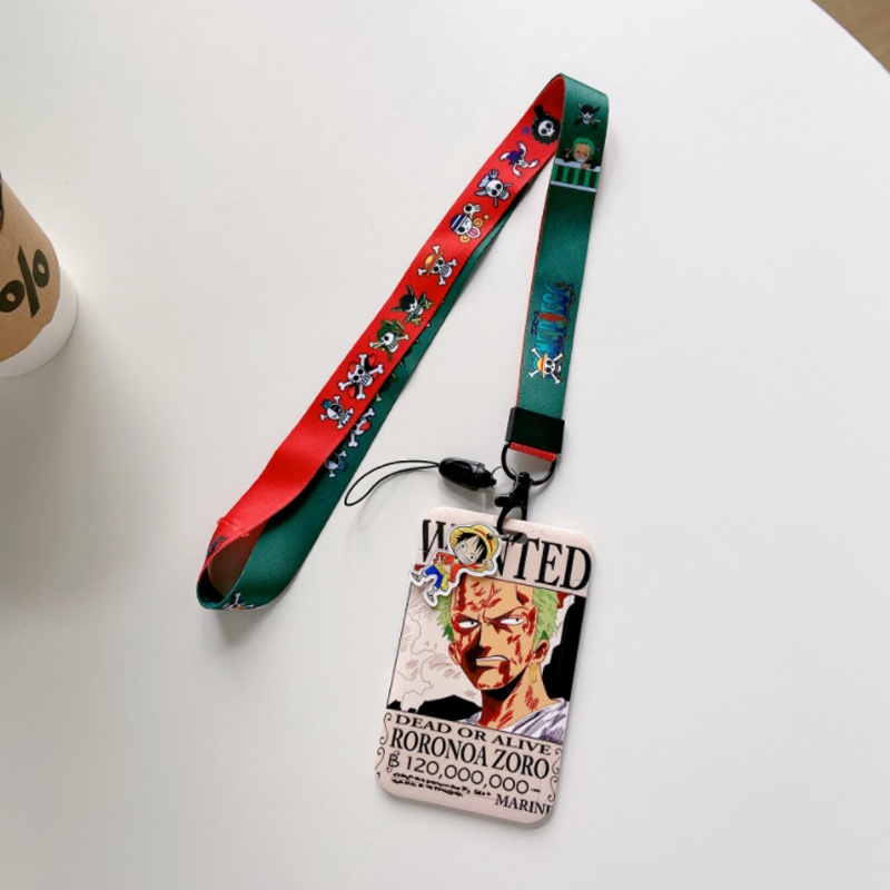 Dây Đeo Thẻ ID / Thẻ ID Họa Tiết Hoạt Hình One Piece Dễ Thương