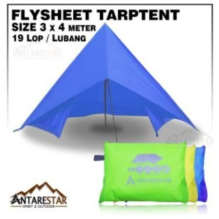 TENDA Tấm bạt dày 3m X 4m chống thấm nước chất lượng cao