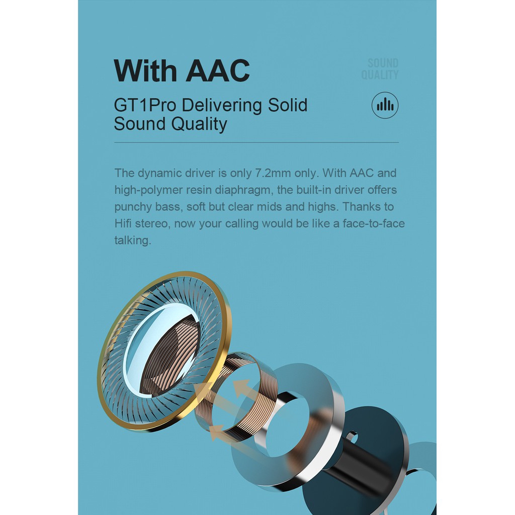 Tai Nghe Bluetooth Không Dây 100% Xiaomi Haylou Gt1 Pro Tws | BigBuy360 - bigbuy360.vn
