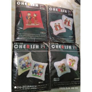 DỤNG CỤ TỰ THÊU ÁO GỐI TỰ ĐẾM Ô THÊU TRÊN VỎ ÁO GỐI TRẮNG