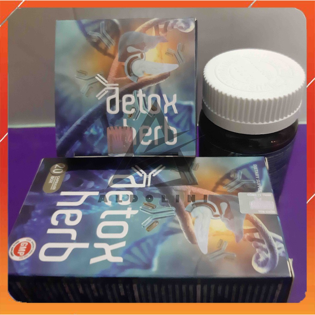 [COMBO 3 HỘP] VIÊN UỐNG DETOXHERB - Diệt Ký Sinh Trùng Nâng Cao Đề Kháng Thanh Nhiệt Mát Gan - Chính Hãng Hộp 20 Viên | BigBuy360 - bigbuy360.vn