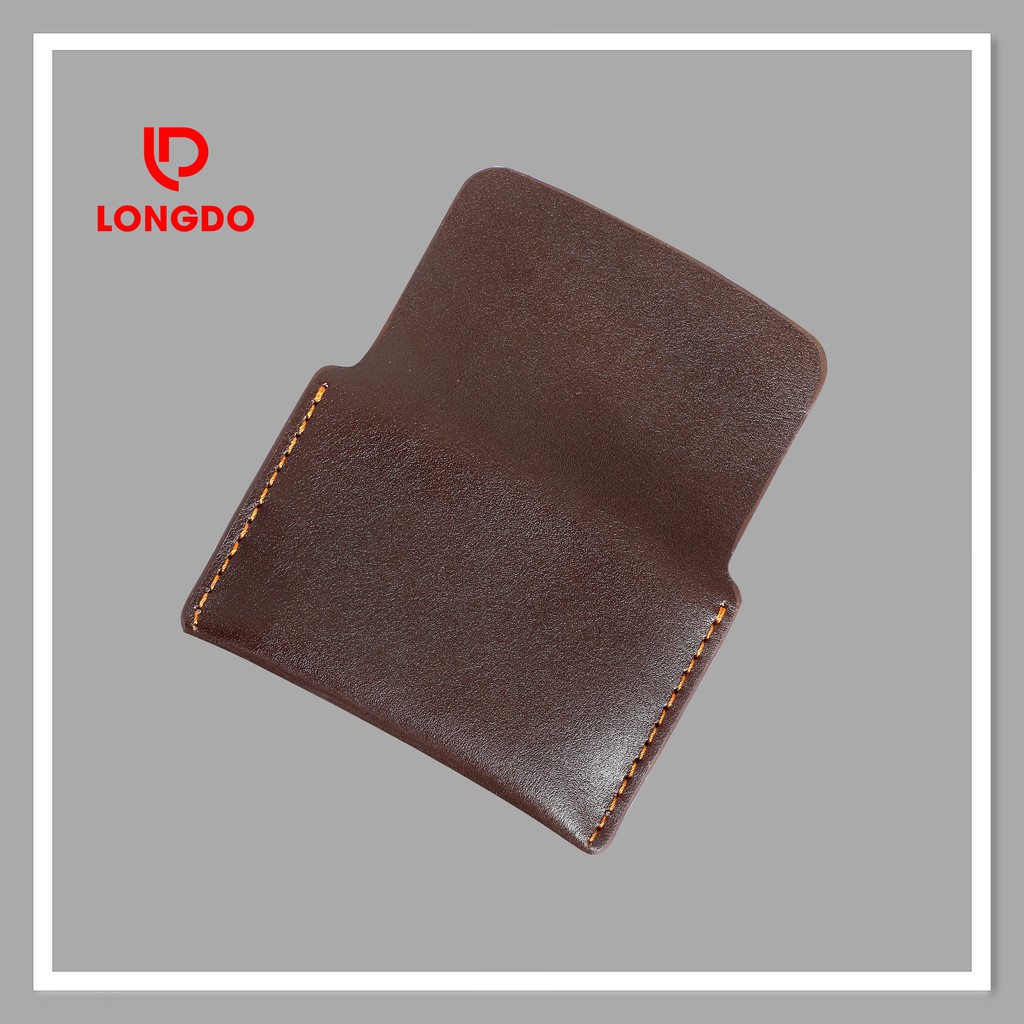 Ví đựng thẻ ATM cao cấp - Cam kết 100% da bò thật - Hàng chính hãng thương hiệu Longdo Leather -C01