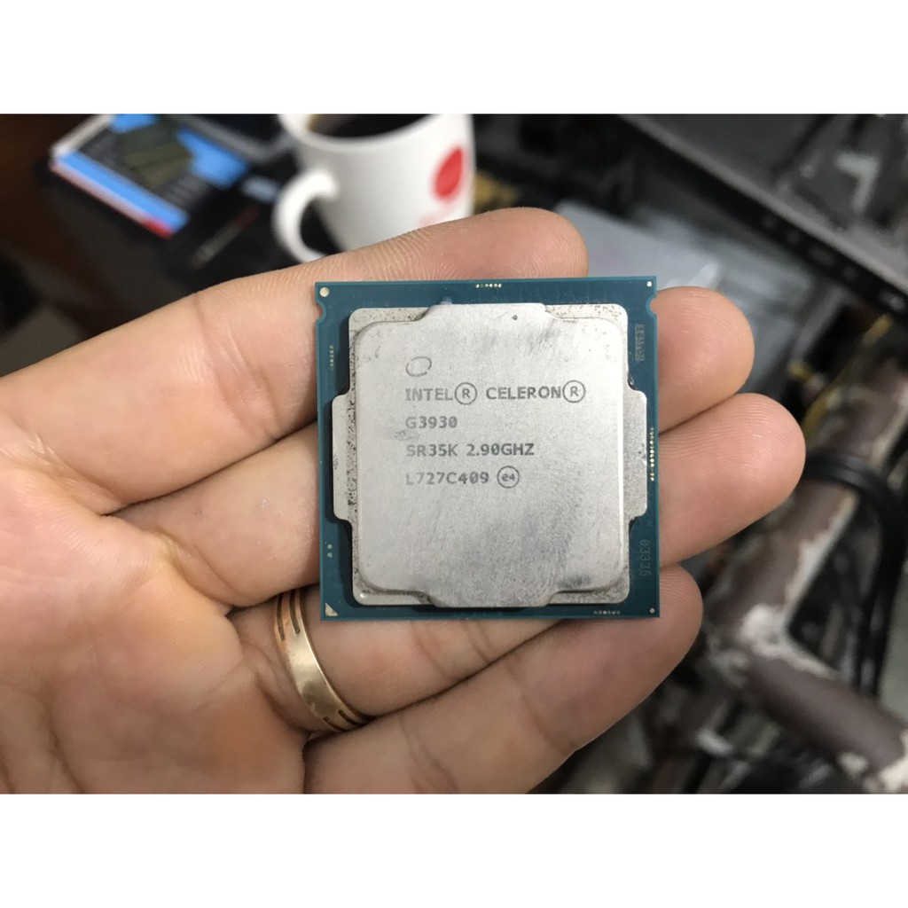 tặng keo - bộ vi xử lý CPU Intel Celeron G3930 socket 1151 v1 cho máy tính pc processor Kaby Lake SR35K,cpu e5300