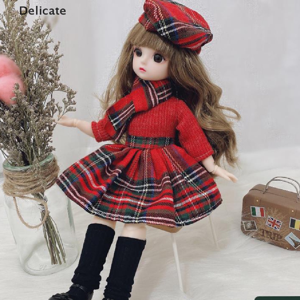 |Tinh Tế| Đầm Búp Bê 30cm Tỉ Lệ 1 / 6 Đẹp Mắt Cao Cấp
