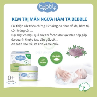 Kem hăm tã Bebble Nappy Rash Cream 60ml