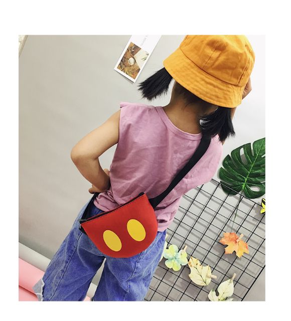 [Deal sock] Túi Đeo Chéo Mini Bằng Da PU Xinh Xắn Cho Bé Gái
