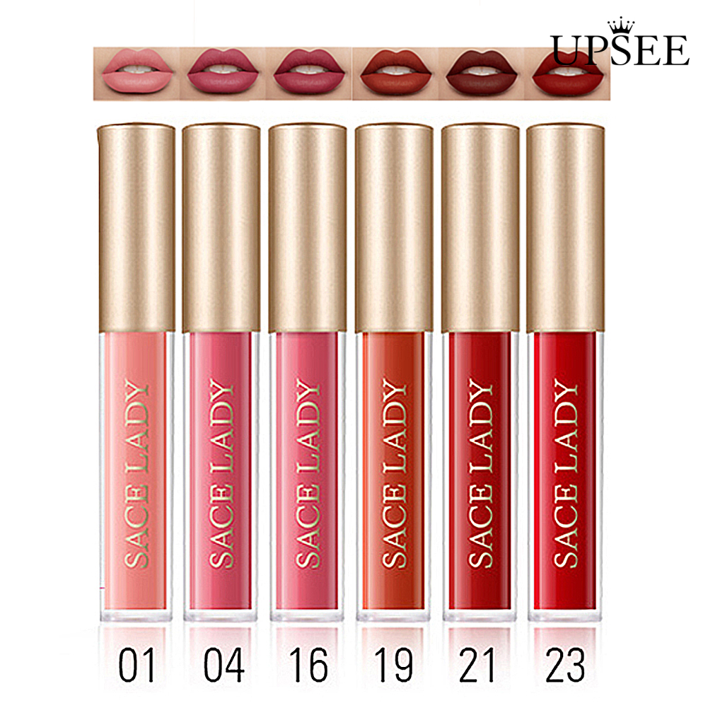 (Hàng Mới Về) Set 3 / 6 Son Bóng Sace Lady Chống Thấm Nước Và Không Bết Dính | BigBuy360 - bigbuy360.vn