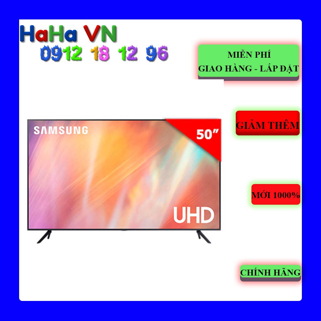 50AU7000 - Smart Tivi Samsung 4K UHD 50 Inch UA50AU7000 | MỚI 1000% | BẢO HÀNG CHÍNH HÃNG