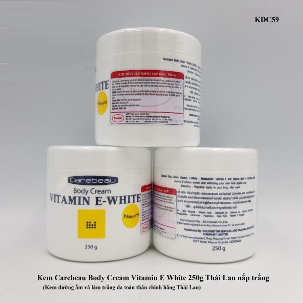 [Chính Hãng] [HÀNG HOT] Kem body dưỡng trắng da toàn thân Carebeau Vitamin E-White 250g | BigBuy360 - bigbuy360.vn