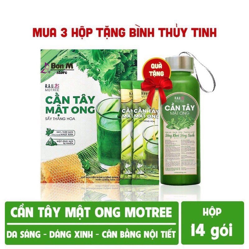 bột cần tây (mua 3 hộp tặng 1bình)