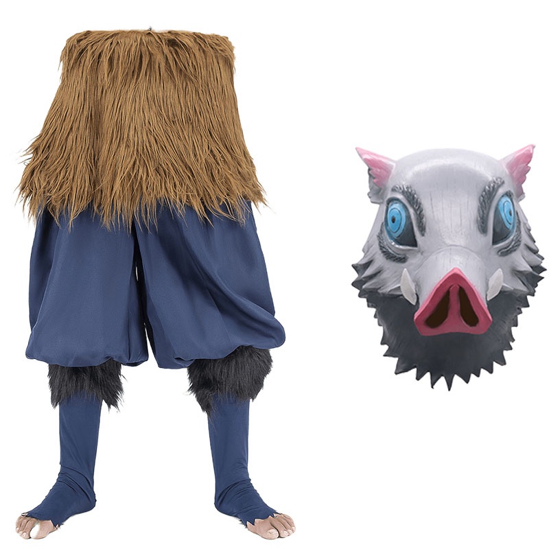 Vớ Silicon Màu Đen Hình Anime Demon Slayer Kimetsu No Yaiba Hashibira Inosuke