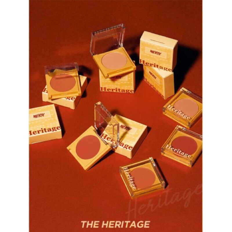 PHẤN MÁ HỒNG DẠNG NÉN KIỀM DẦU ,LÂU TRÔI MERZY THE HERITAGE BLUSHER