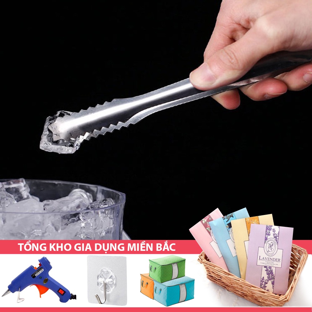[Tổng Kho Sỉ] KẸP INOX Gắp Thức Ăn Nhà Bếp, Nhà Hàng V3, Dụng Cụ Gắp Đá, Cây Gắp Đồ Nóng
