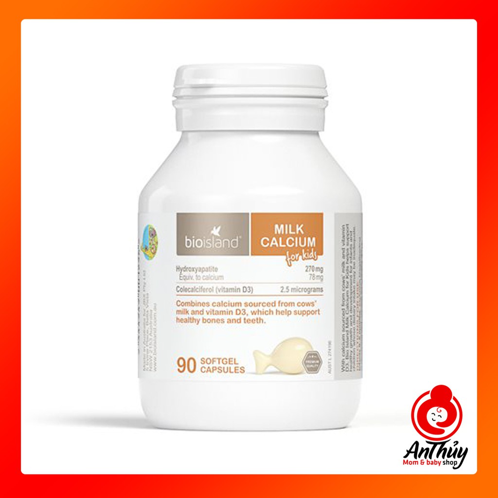 Canxi milk (canxi sữa) Bioisland cho bé