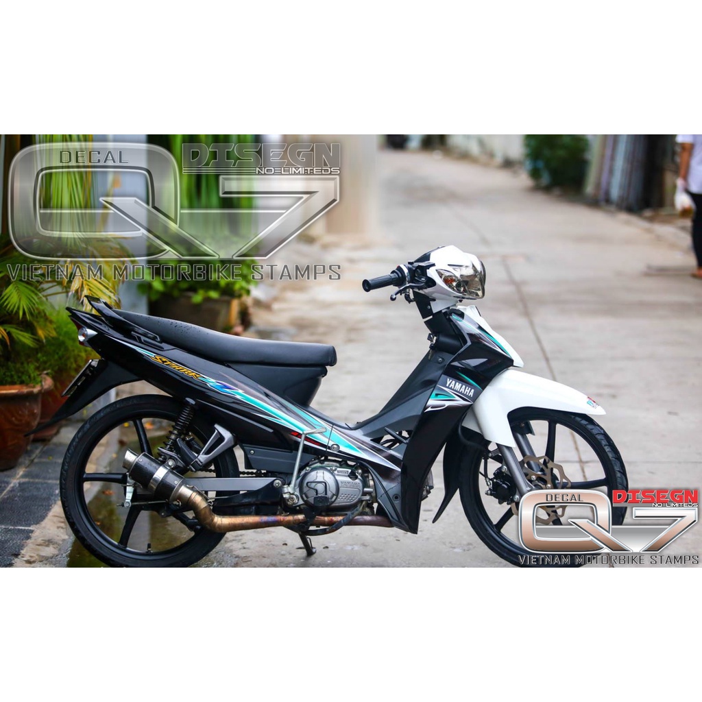 Tem Rời Sirius 110 Trắng Đen