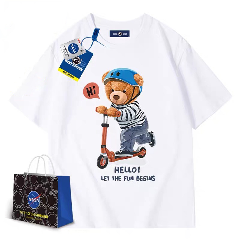 Áo thun JusTin Unisex Basic Tee 100% Cotton, phông trơn nam nữ tay lỡ oversize form rộng - AT10