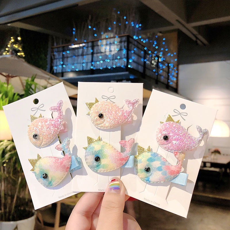 Set kẹp tóc nhiều hình siêu dễ thương cho bé iu❤️❤️❤️