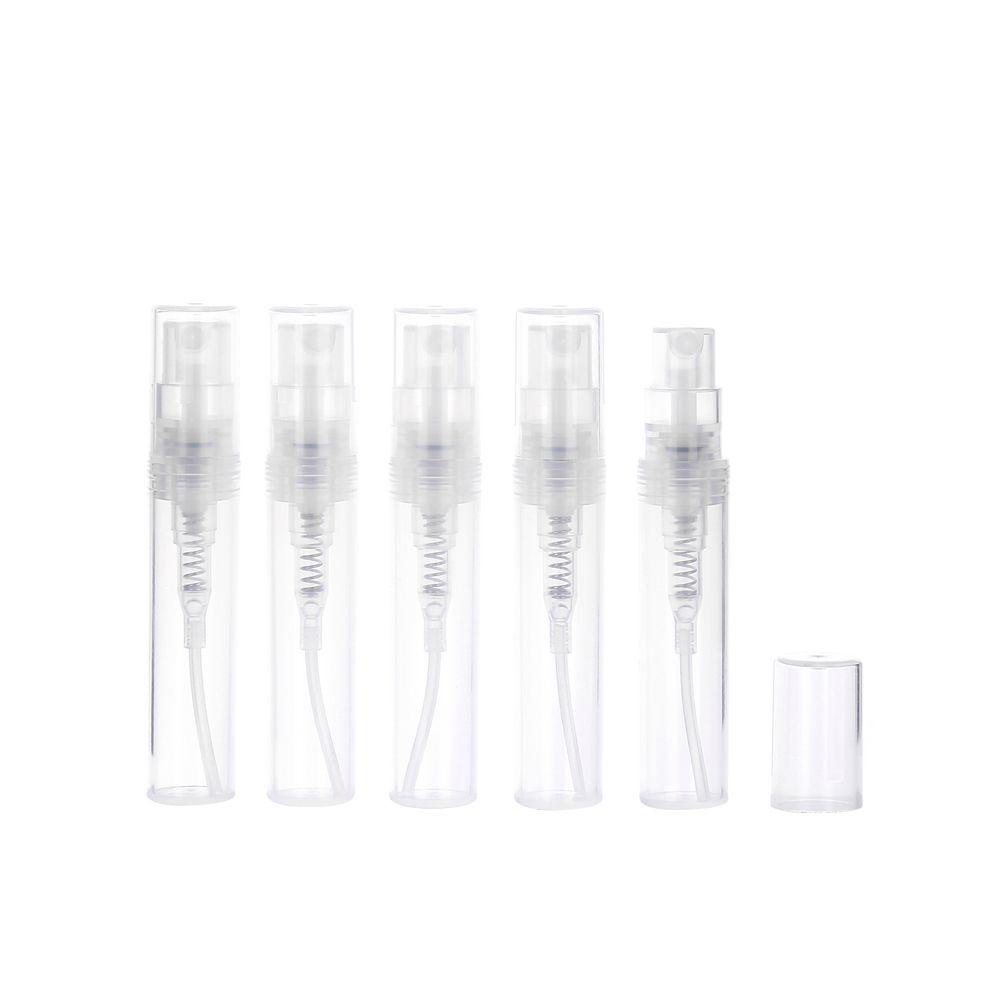 Chai Nhựa Mini Trong Suốt Dạng Xịt Dung Tích 2ml 3ML 5ML Dùng Chiết Nước Hoa Khi Đi Du Lịch