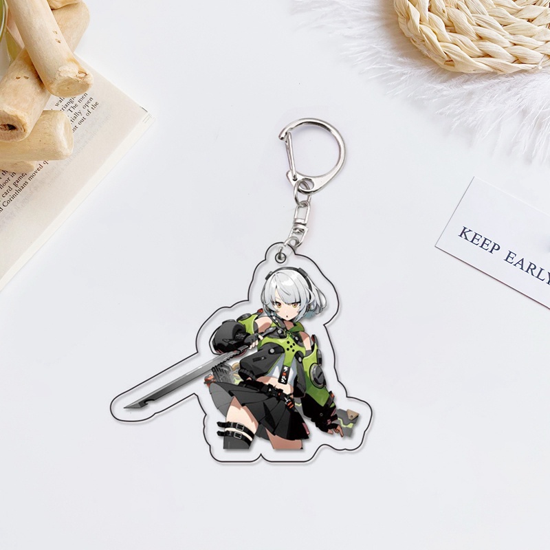 Móc Chìa Khóa Acrylic Hình Nhân Vật Game Zenless Zone Zero Geshin Va Chạm Mới 2022