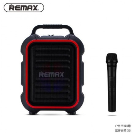 [RẺ VÔ ĐỊCH] LOA KARAOKE BLUETOOTH NGOÀI TRỜI REMAX RB-X3 - TẶNG KÈM 1 MIC KHÔNG DÂY - Bảo Hành Chính Hãng