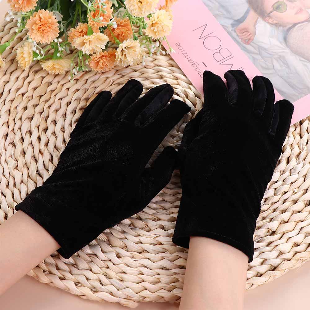 Găng Tay Nhung Mềm Mại WMES15H Giữ Ấm Mùa Đông Cho Nữ