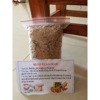 Muối thảo dược giảm bụng sau sinh