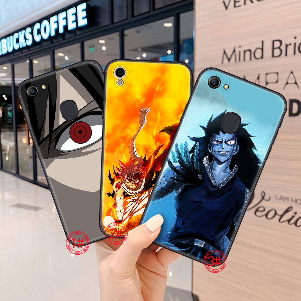 Ốp Điện Thoại Dẻo Họa Tiết Hoạt Hình Fire Dragon Fairy Tail Cho Realme 8 C20 C31 V15 Gt Neo Narzo 30a Oppo Find X3 Pro 14b