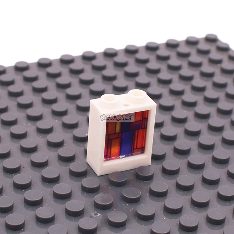 Đồ chơi giáo dục lắp ráp   logo moc 1 kính 2x2 7 màu a6