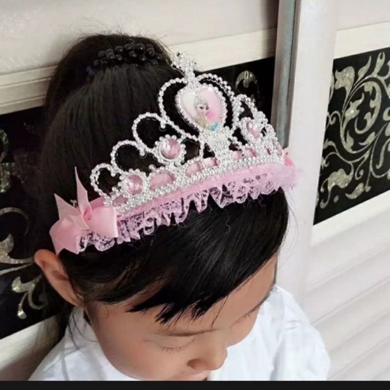 Bờm cài tóc vương miện cho bé (cài bản 1.5cm)