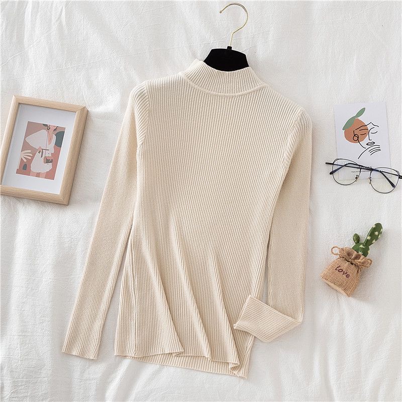 Áo Len Gân Cổ 3 Cm Tay Dài Thời Trang Thu đông | Smide Clothing