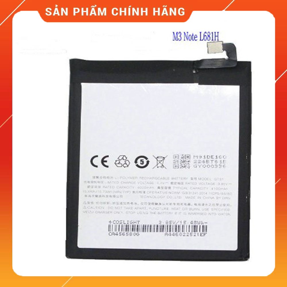 Pin meizu m3 note hàng FPT dung lượng cao 4100mAh zin chính hãng