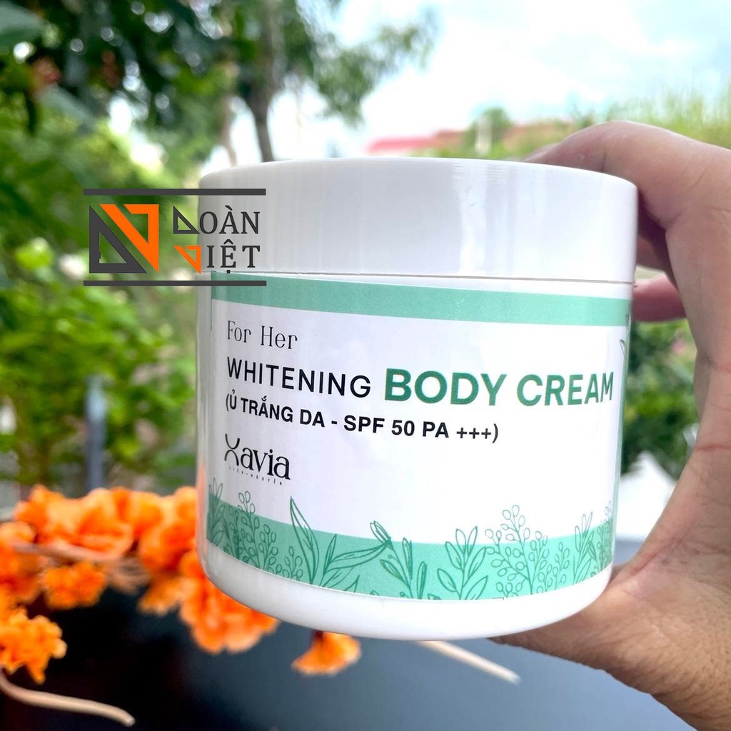 Kem Ủ TRẮNG DA CHỐNG NẮNG TOÀN THÂN- 3 Vòng tròn 250g . Cho làn da trắng hồng tự nhiên