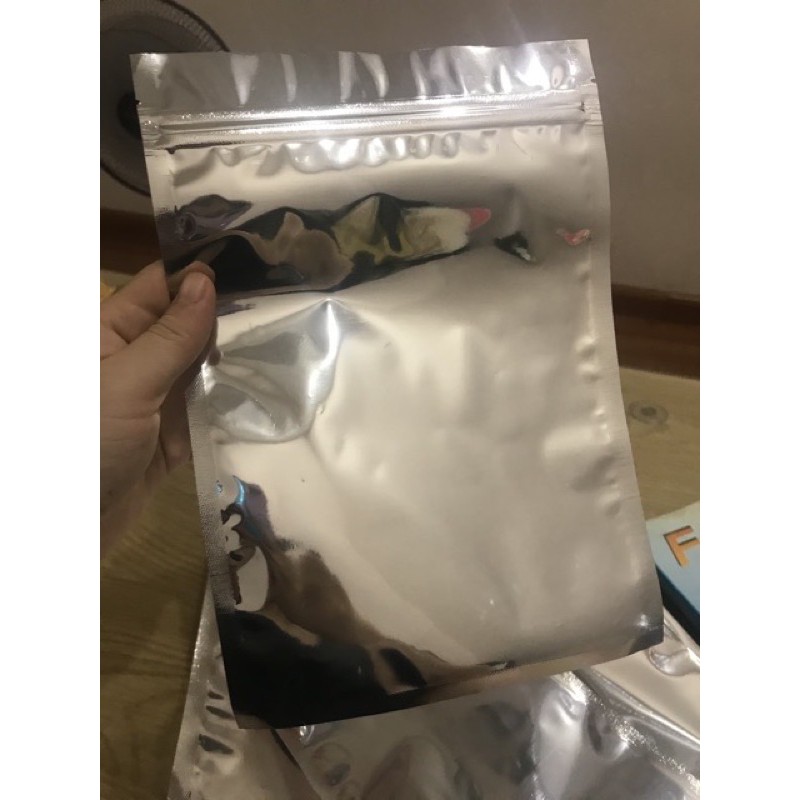 Combo 10túi zip bạc 1 mặt trong 1 mặt bạc 12x20, 15x22, 18x26, 22x32, túi đựng và bảo quản thực phẩm