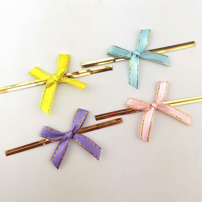 Set 100 Nơ Ruy Băng 3.5cm Nhiều Màu Sắc Dùng Trang Trí Tiệc