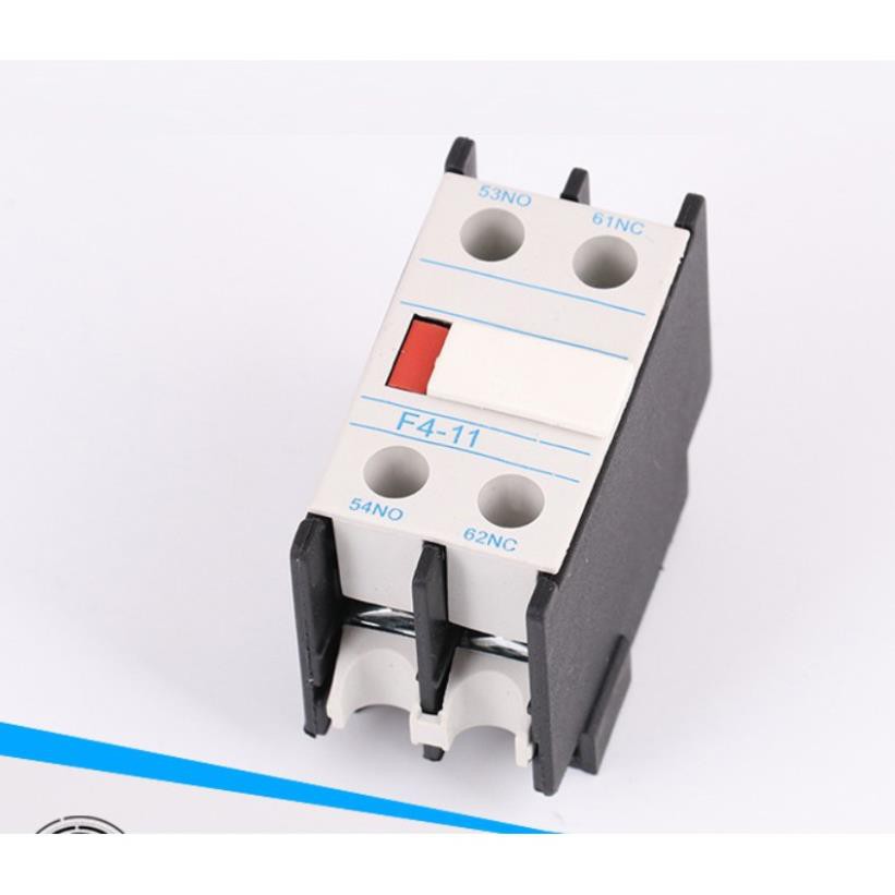 Tiếp điểm phụ contactor 1NO + 1NC - F4-11, LA-11, Tiếp điểm phụ mặt trên của khởi động từ -TBĐ