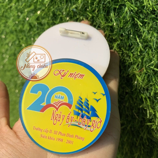 Huy hiệu cài áo- in logo- hình ảnh theo yêu cầu
