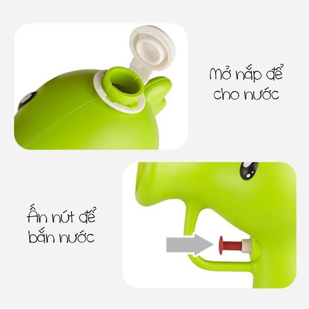 Súng Bắn Nước Dễ Thương Hình Game Plants Vs. Zombies Súng Phun Nước Đồ Chơi Cho Bé