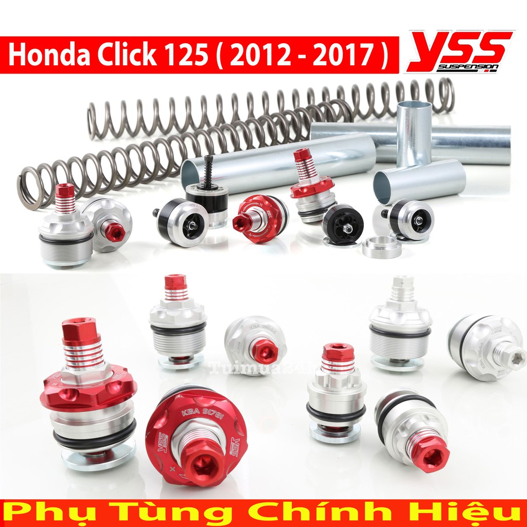 Bộ nâng cấp phuộc trước YSS Honda Click 125/150 Thái Lan