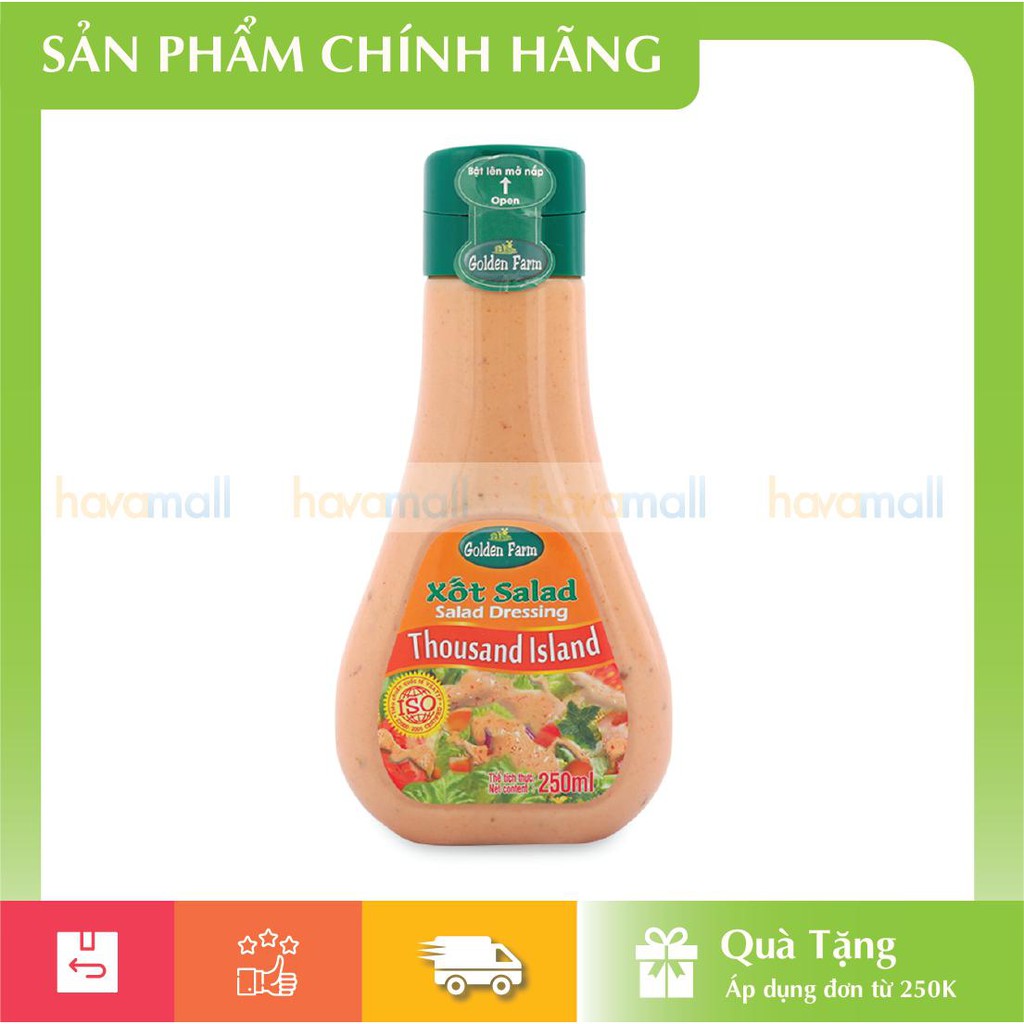 [ HÀNG CÔNG TY ] Sốt Salad Thousand Island Golden Farm 250ml