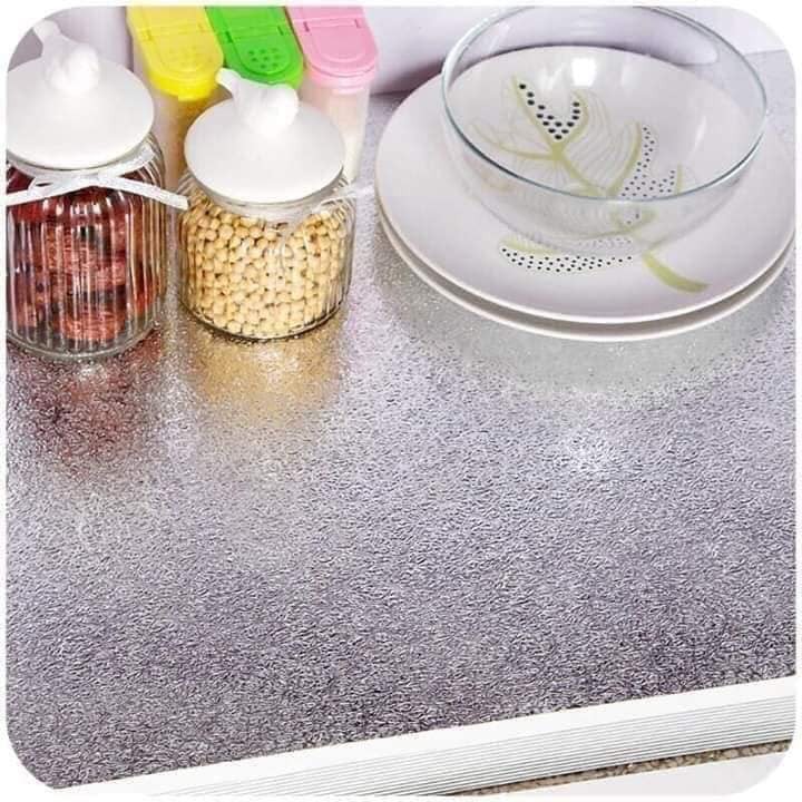 GIẤY DÁN BẾP  MÀU BẠC ĐA NĂNG CUỘN 3M