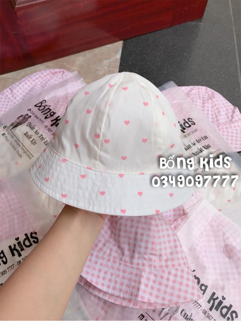 Mũ Chống Nắng Bé Gái Cotton